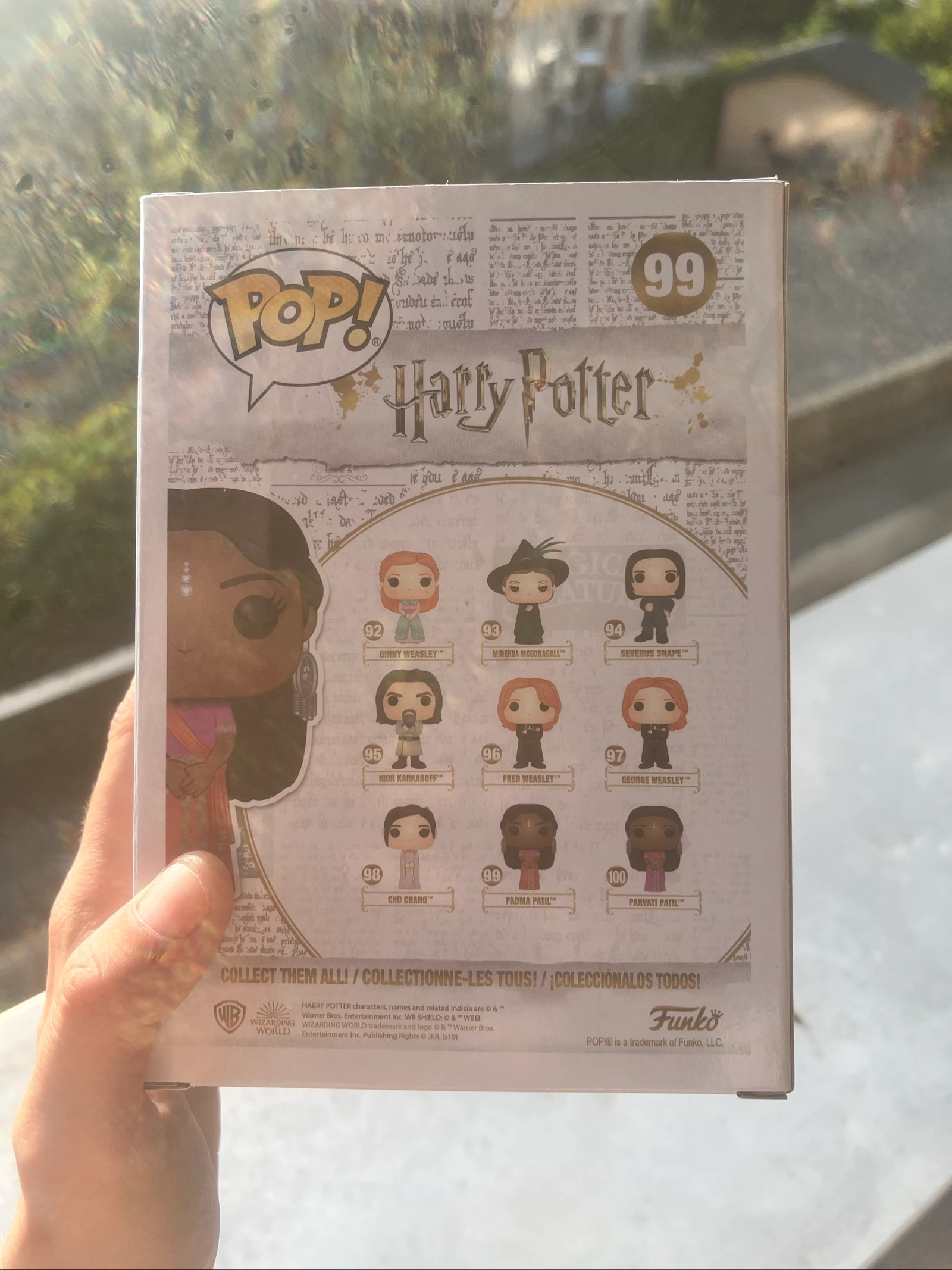 Figurine Funko Pop Padma Patil (#99 – Harry Potter) – photo 5